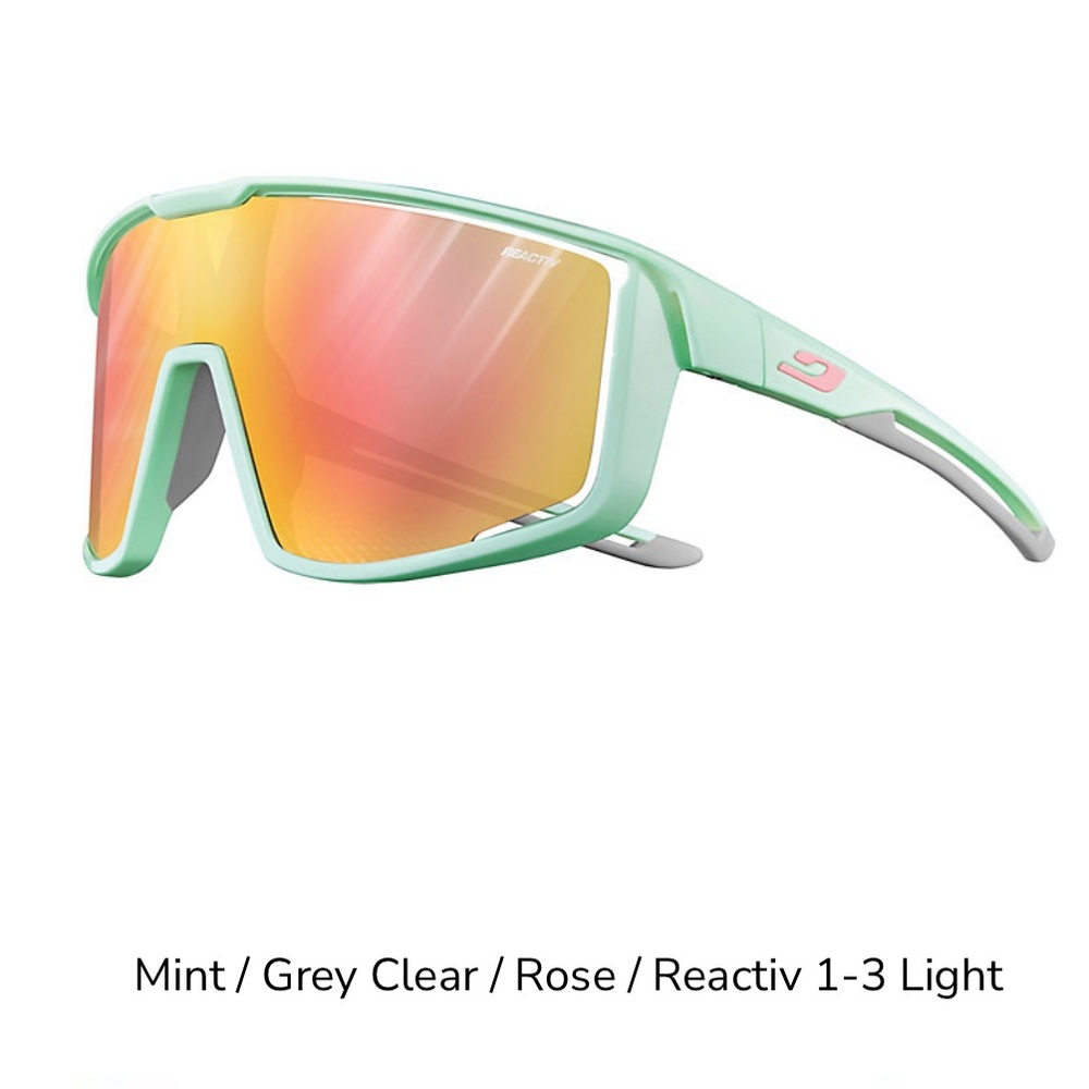 Julbo Fury sunglasses Mint / Grey Clear / Rose / Reactiv 1-3 Light